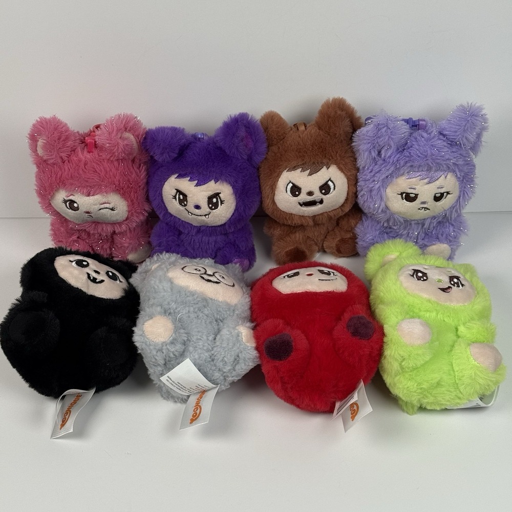 LaBabies by Yoonique 8 COUNT Plush Keychains Clips